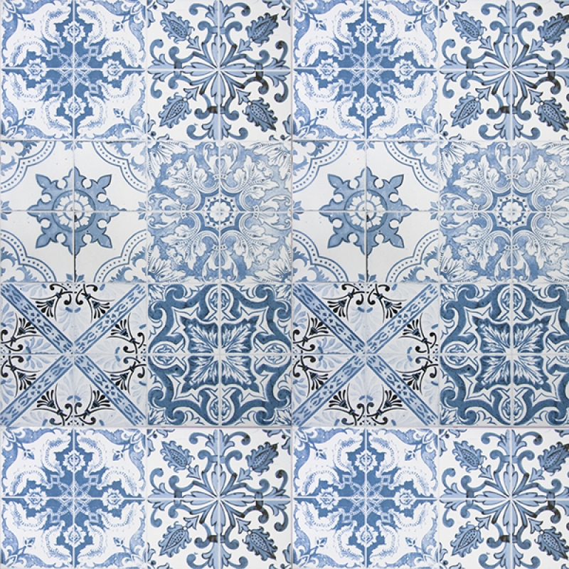 Küchenrückwand Acrylglas Blue Patchwork Küchenrückwand Acrylglas Blue Patchwork