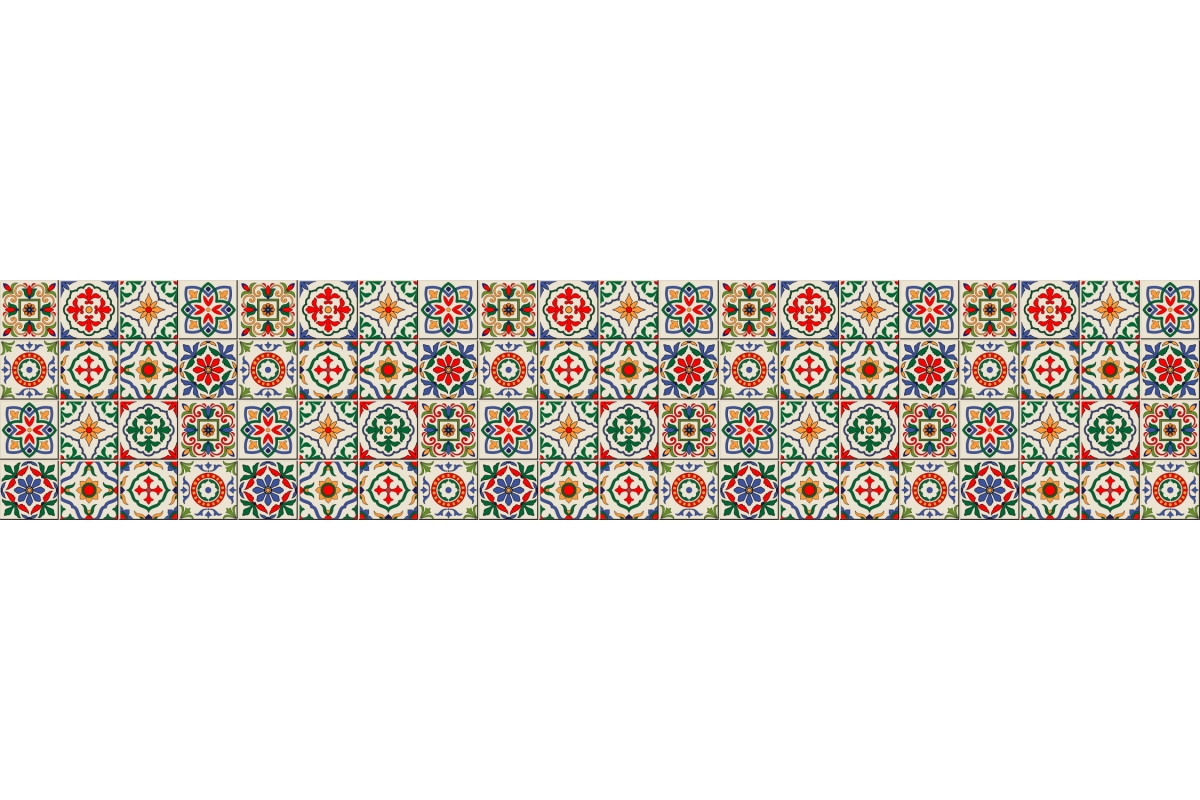 Küchenrückwand Acrylglas Spanische Patchwork Küchenrückwand Acrylglas Spanische Patchwork