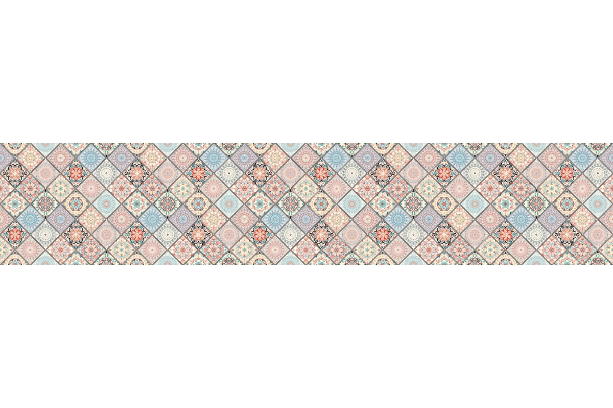 Küchenrückwand Acrylglas Boho Patchwork