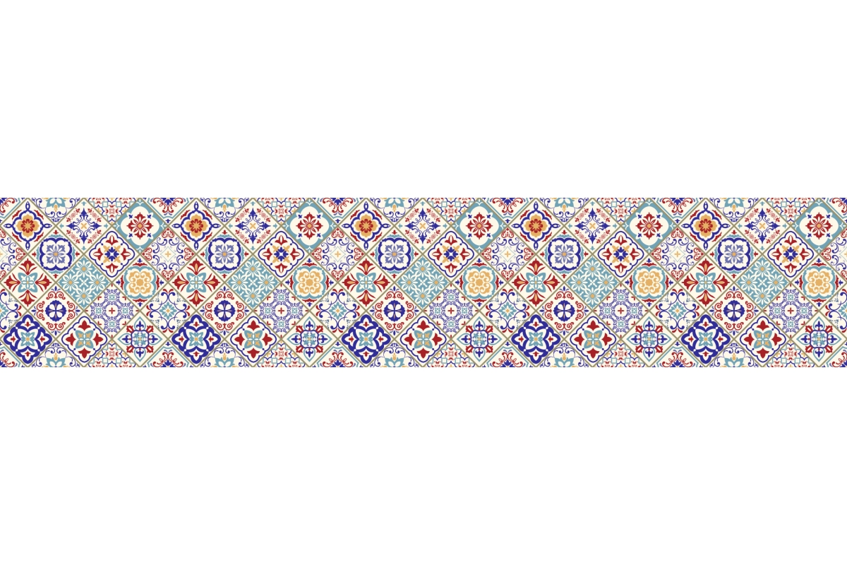 Küchenrückwand Osmanische Keramik Patchwork Küchenrückwand Osmanische Keramik Patchwork