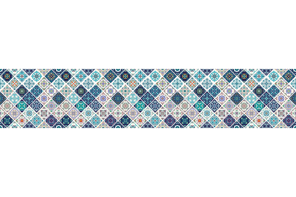Küchenrückwand Acrylglas Spanish Style Patchwork