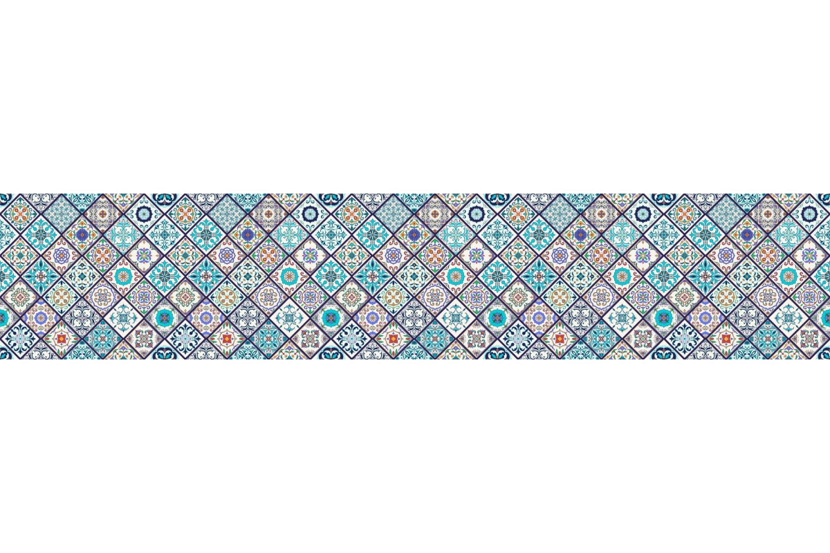 Küchenrückwand Aluverbund Multicolor Patchwork