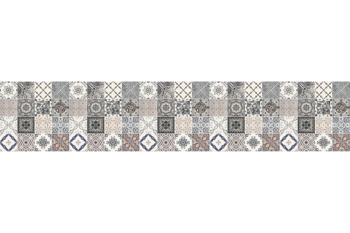 Küchenrückwand Acrylglas Vintage Patchwork Küchenrückwand Acrylglas Vintage Patchwork