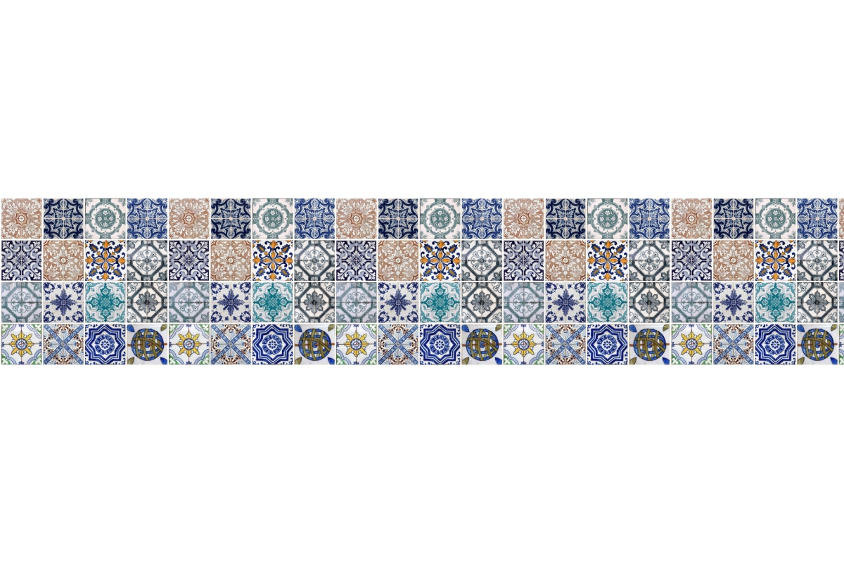 Küchenrückwand Acrylglas Mediterrane Fliesen Patchwork Küchenrückwand Acrylglas Mediterrane Fliesen Patchwork