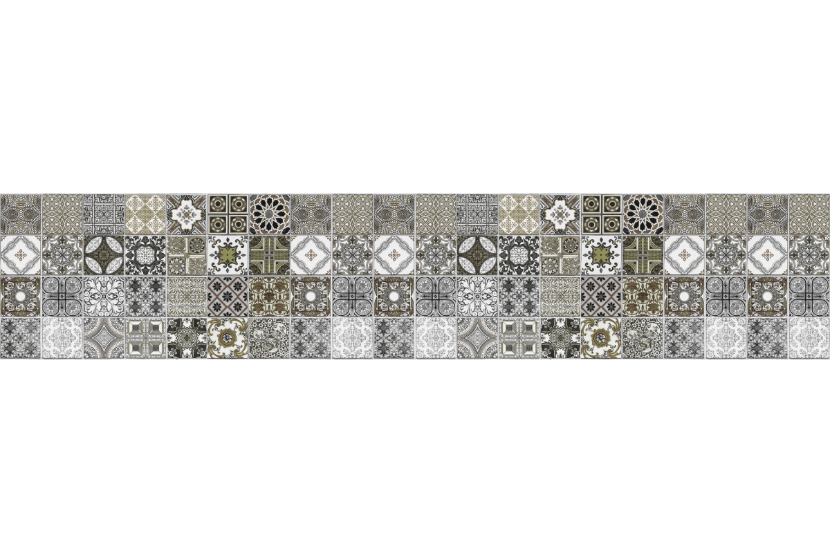 Küchenrückwand Acrylglas Antik Kreativ Patchwork