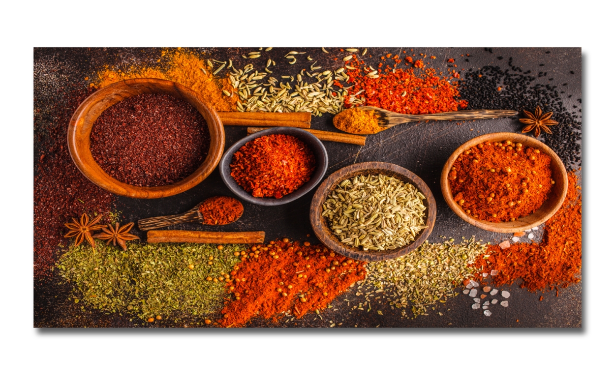 Spritzschutz Küche Hartschaumplatte Chilli Gewürze Spritzschutz Küche Hartschaumplatte Chilli Gewürze