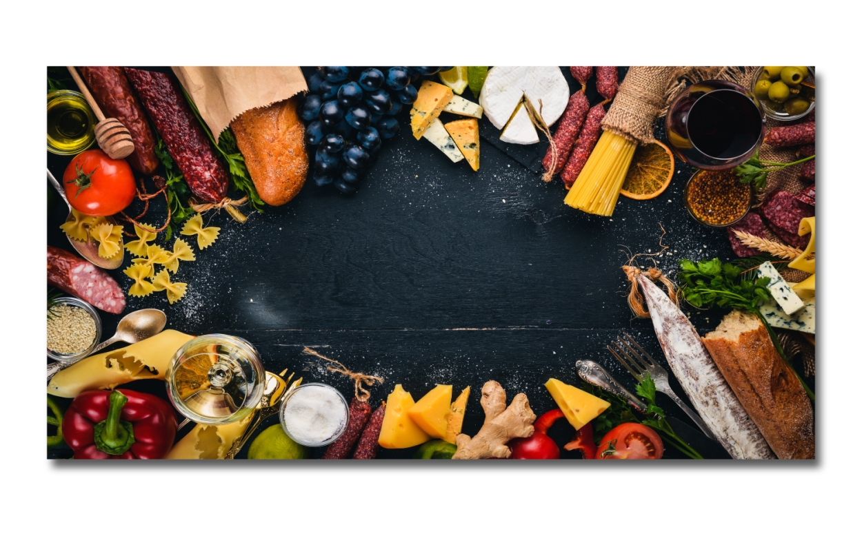 Spritzschutz Küche Hartschaumplatte Käse Wurst Spritzschutz Küche Hartschaumplatte Käse Wurst