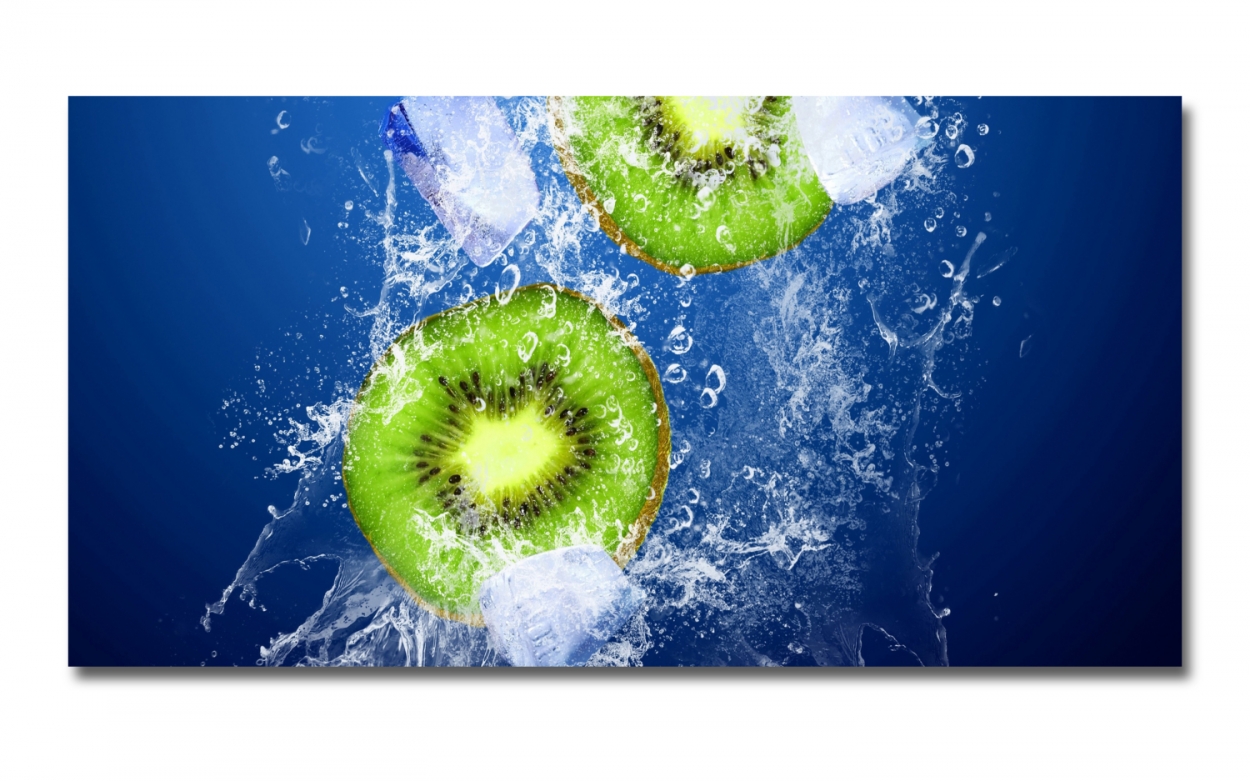 Spritzschutz Küche Kiwi Eiswürfel Spritzschutz Küche Kiwi Eiswürfel