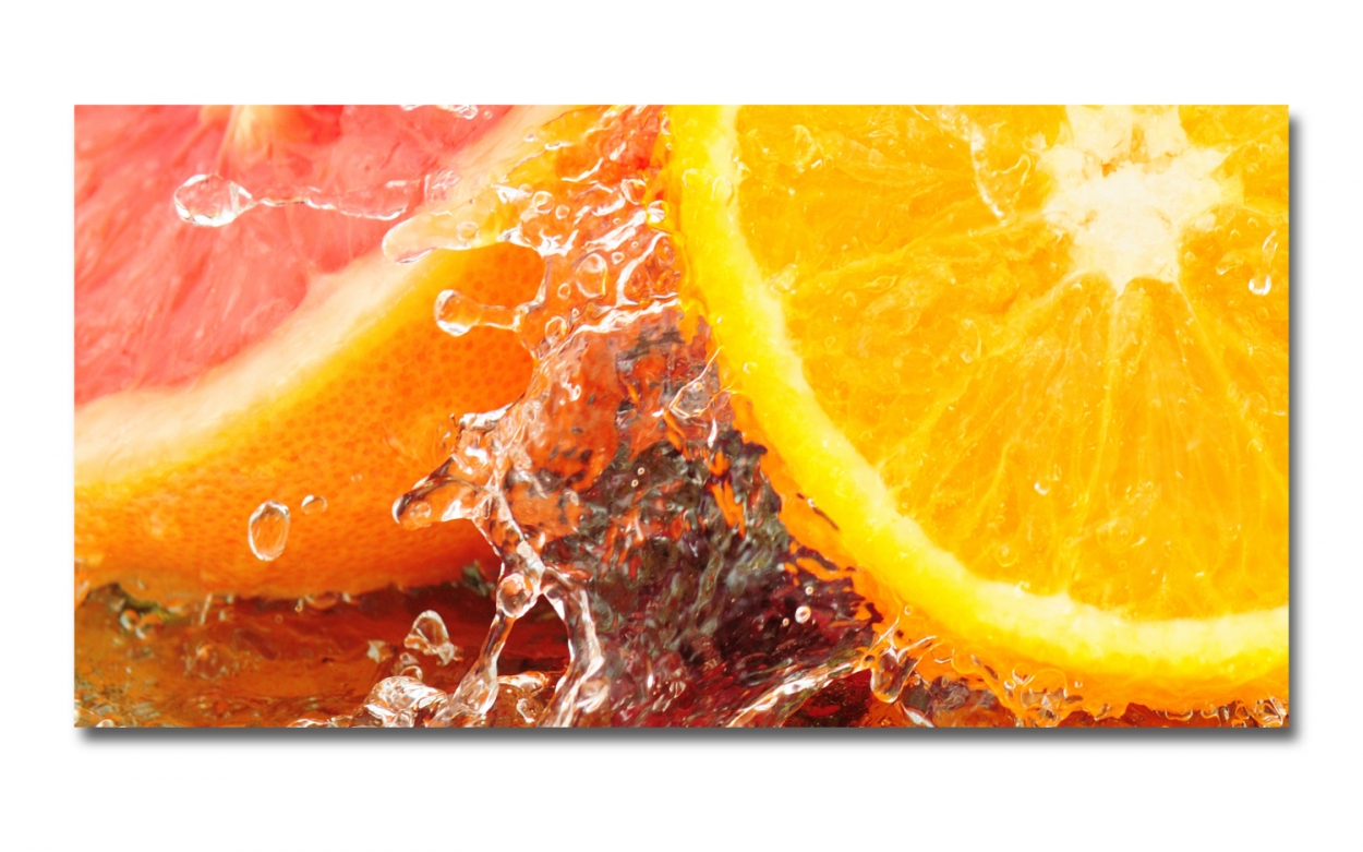 Spritzschutz Küche Orange Splash Spritzschutz Küche Orange Splash