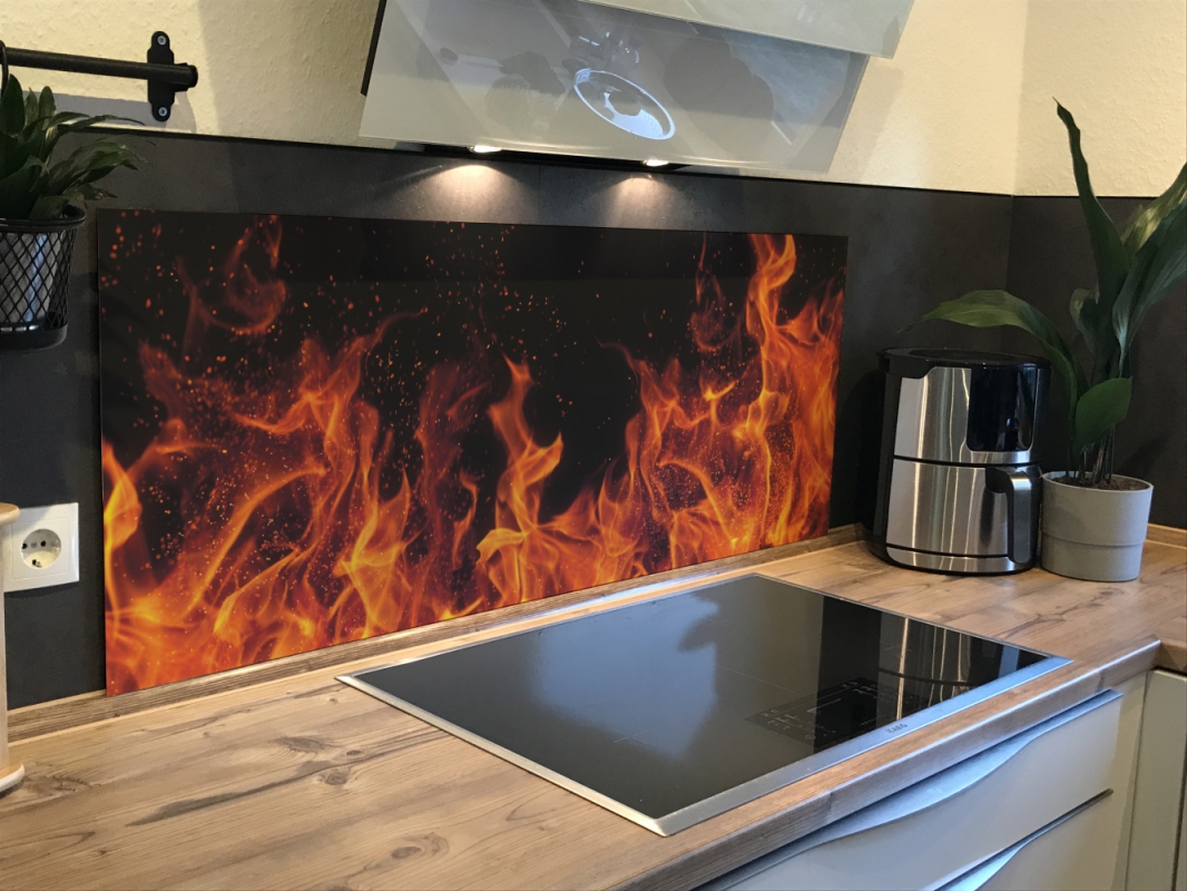 Spritzschutz Küche Feuer Spritzschutz Küche Feuer