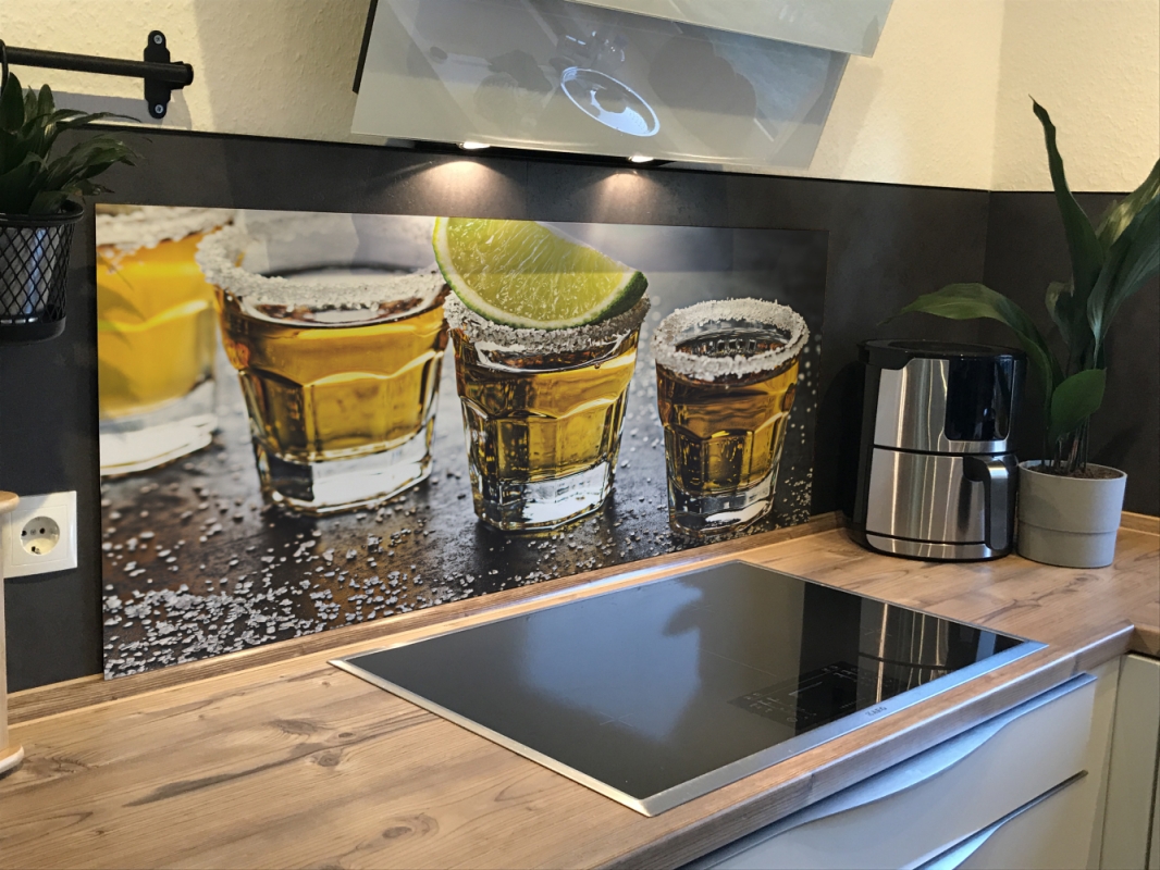 Spritzschutz Küche Hartschaumplatte Tequila Limette Spritzschutz Küche Hartschaumplatte Tequila Limette
