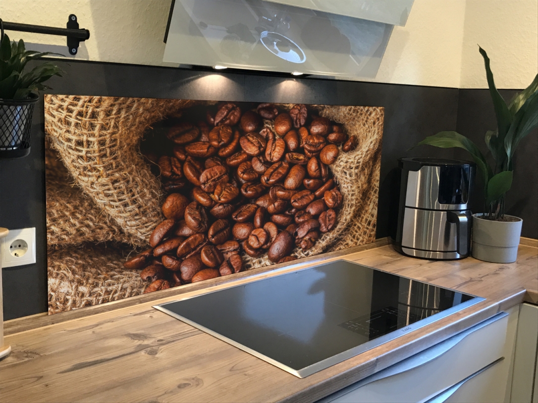 Spritzschutz Küche Aluverbund Kaffeebohnen Spritzschutz Küche Aluverbund Kaffeebohnen