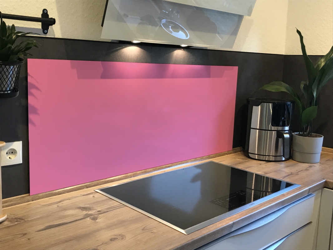 Spritzschutz Küche Einfarbig Hotpink Spritzschutz Küche Einfarbig Hotpink