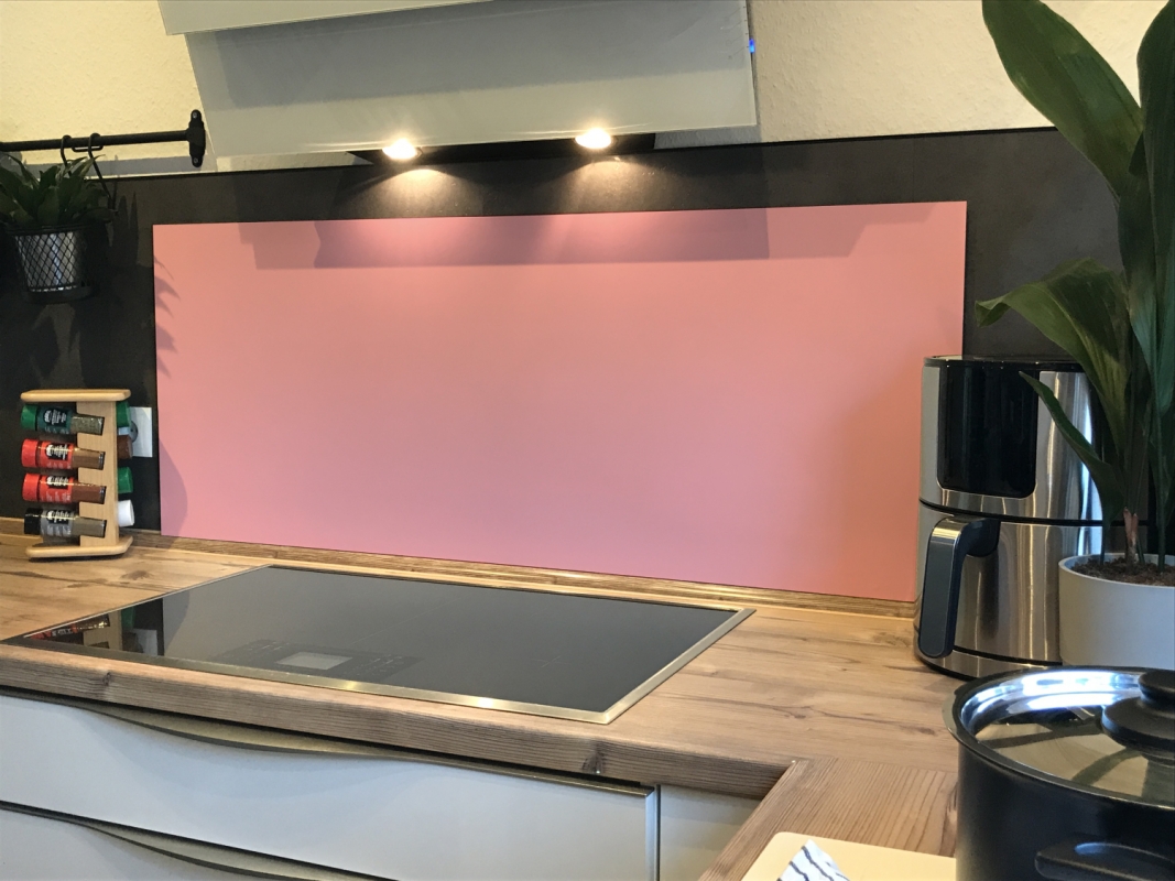 Spritzschutz Küche Aluverbund Einfarbig Hell Rosa Spritzschutz Küche Aluverbund Einfarbig Hell Rosa