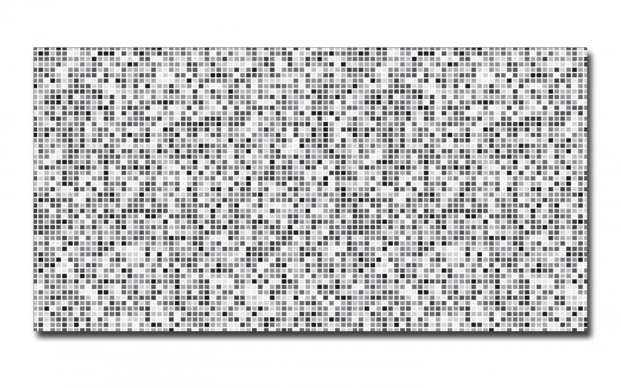 Spritzschutz Küche Hartschaumplatte Hexagon Anthrazit Mosaik