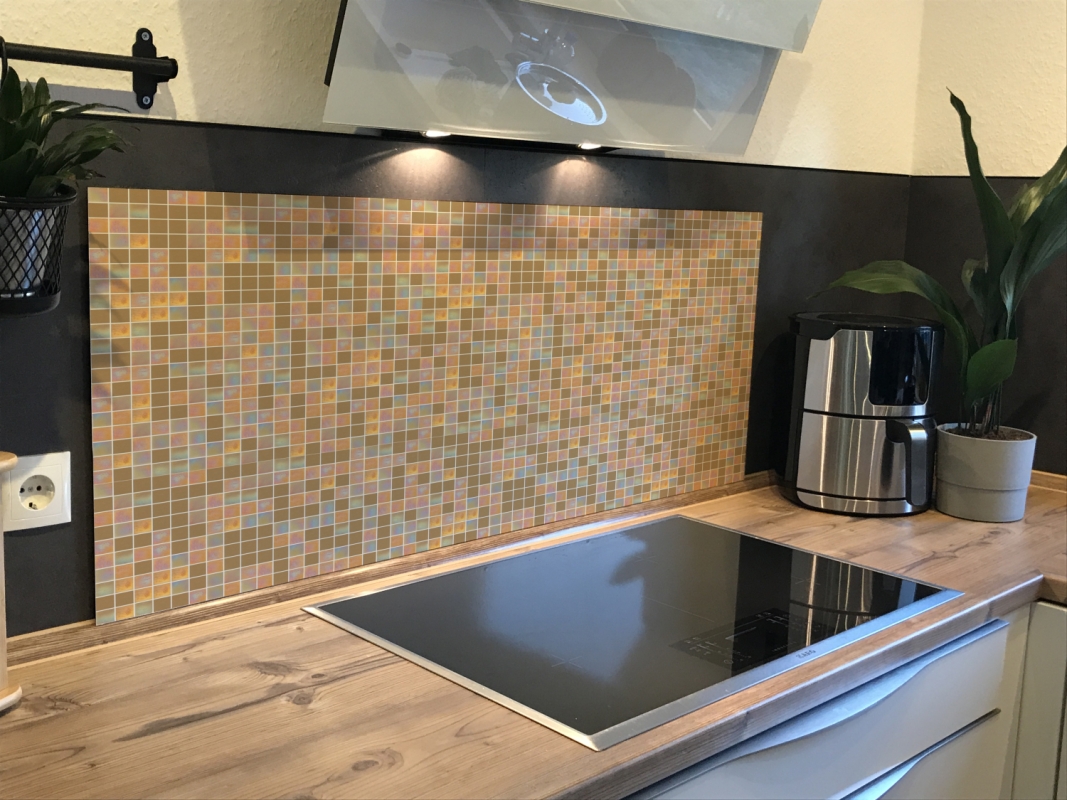Spritzschutz Küche Hartschaumplatte Vintage Mosaiksteine Spritzschutz Küche Hartschaumplatte Vintage Mosaiksteine
