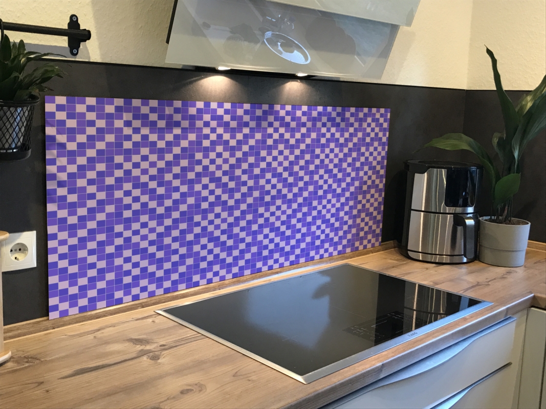 Spritzschutz Küche Hartschaumplatte Lila Mosaikstein Spritzschutz Küche Hartschaumplatte Lila Mosaikstein