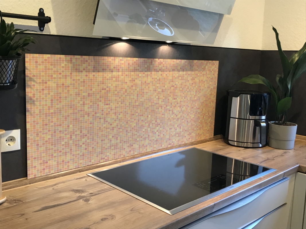 Spritzschutz Küche Hartschaumplatte Mosaik Optik Grün Spritzschutz Küche Hartschaumplatte Mosaik Optik Grün