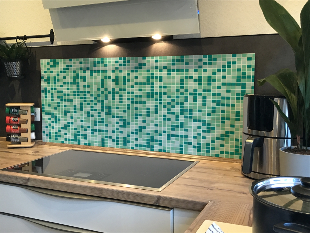 Spritzschutz Küche Acrylglas Mintgrün Mosaik Spritzschutz Küche Acrylglas Mintgrün Mosaik