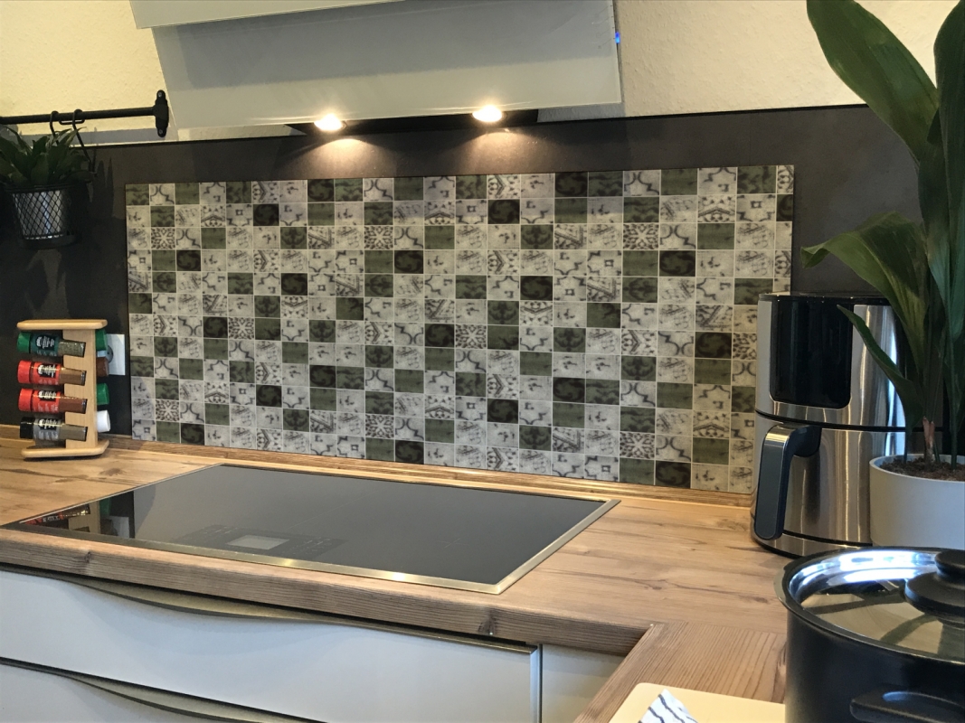 Spritzschutz Küche Acrylglas Römische Mosaik Beige Spritzschutz Küche Acrylglas Römische Mosaik Beige