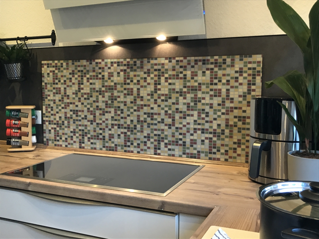 Spritzschutz Küche Hartschaumplatte Mosaik Fliesen Spritzschutz Küche Hartschaumplatte Mosaik Fliesen