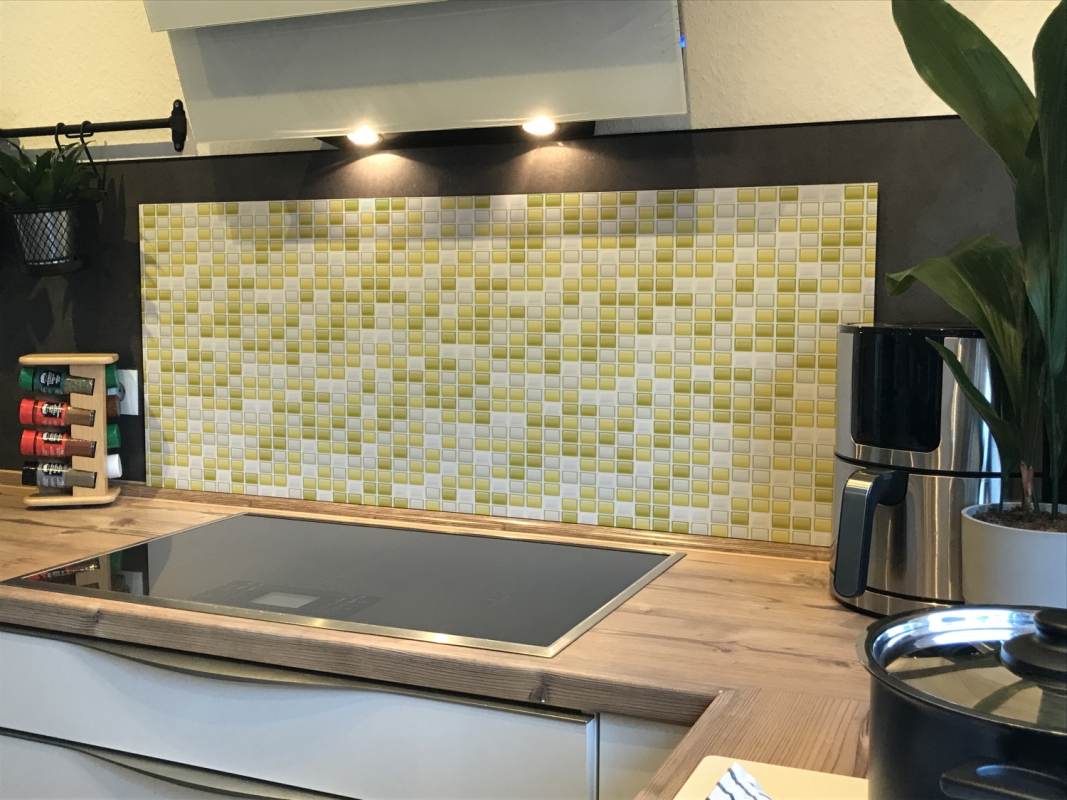 Spritzschutz Küche Acrylglas Graufarbenes Mosaik Spritzschutz Küche Acrylglas Graufarbenes Mosaik