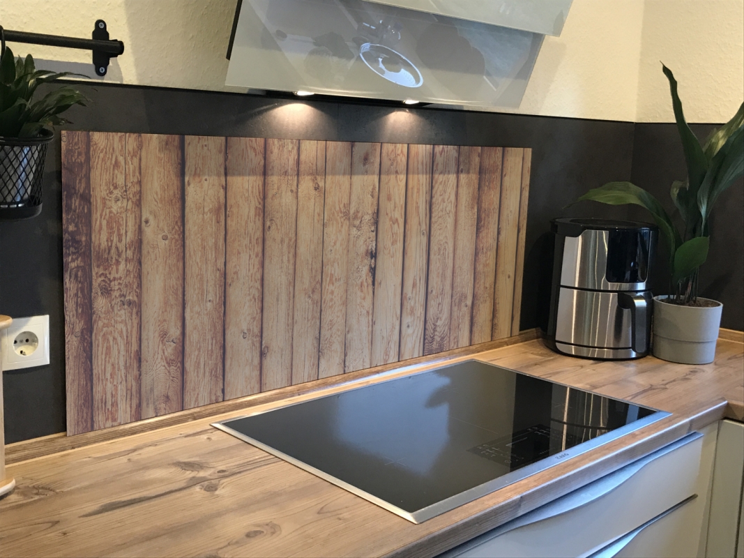 Spritzschutz Küche Hartschaumplatte Holzoptik Spritzschutz Küche Hartschaumplatte Holzoptik