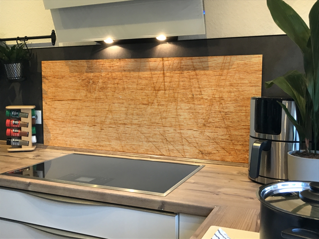 Spritzschutz Küche Hartschaumplatte Abgenutztes Holz Spritzschutz Küche Hartschaumplatte Abgenutztes Holz