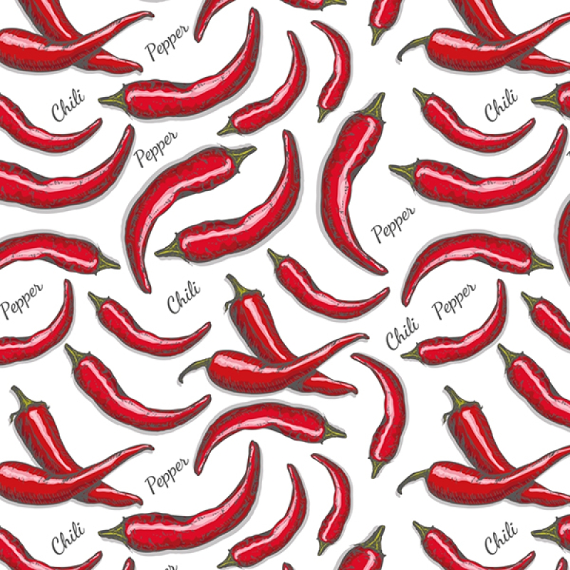 Spritzschutz Küche Chili Pepper