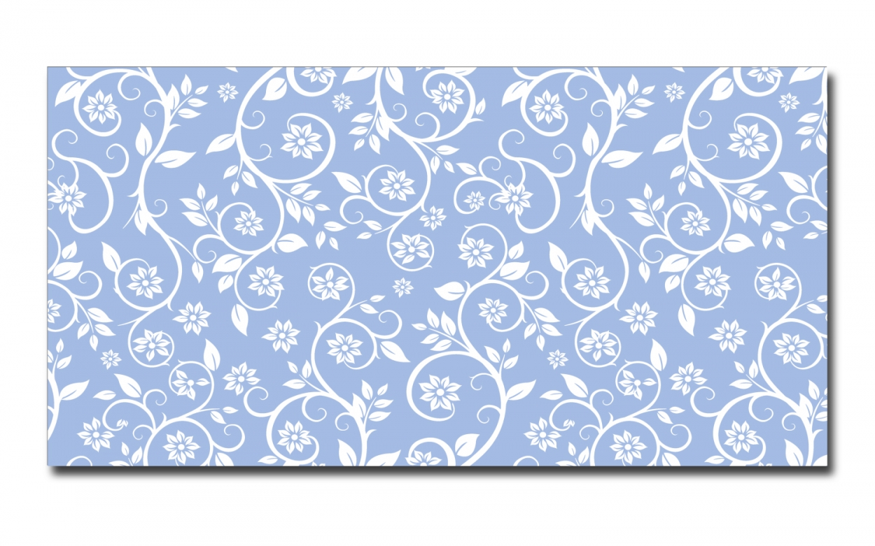 Spritzschutz Küche Hartschaumplatte Blumenranken Blau Spritzschutz Küche Hartschaumplatte Blumenranken Blau