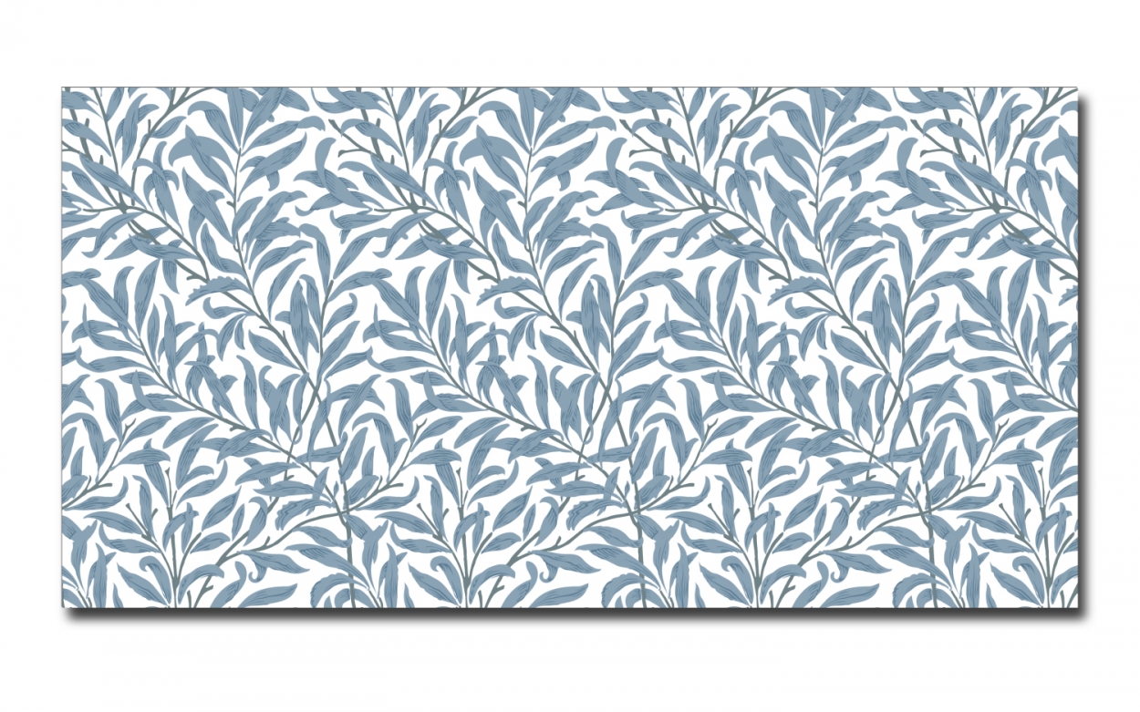 Spritzschutz Küche Acrylglas Pflanzenranken Blau Spritzschutz Küche Acrylglas Pflanzenranken Blau