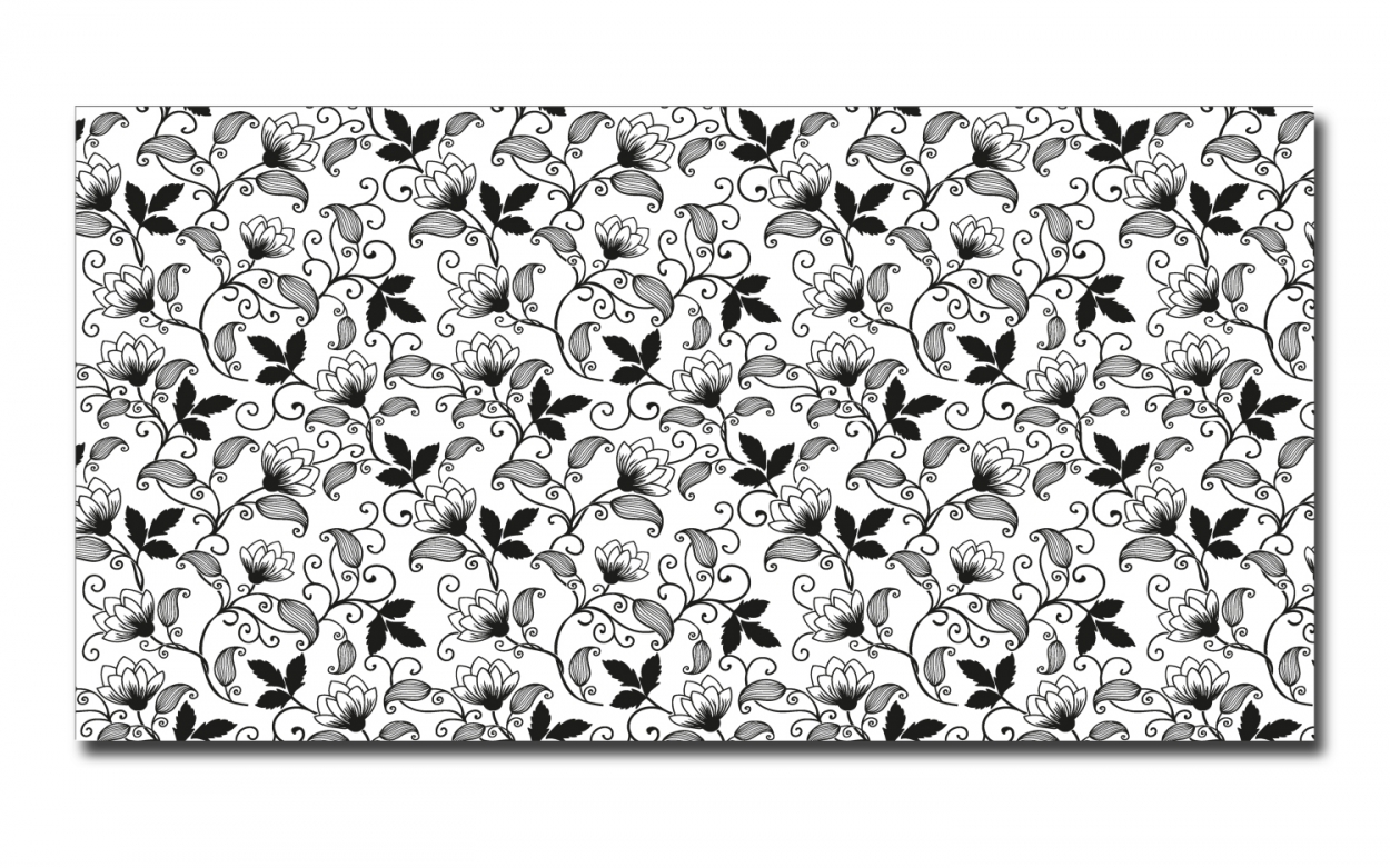 Spritzschutz Küche Schwarze Blumen Spritzschutz Küche Schwarze Blumen