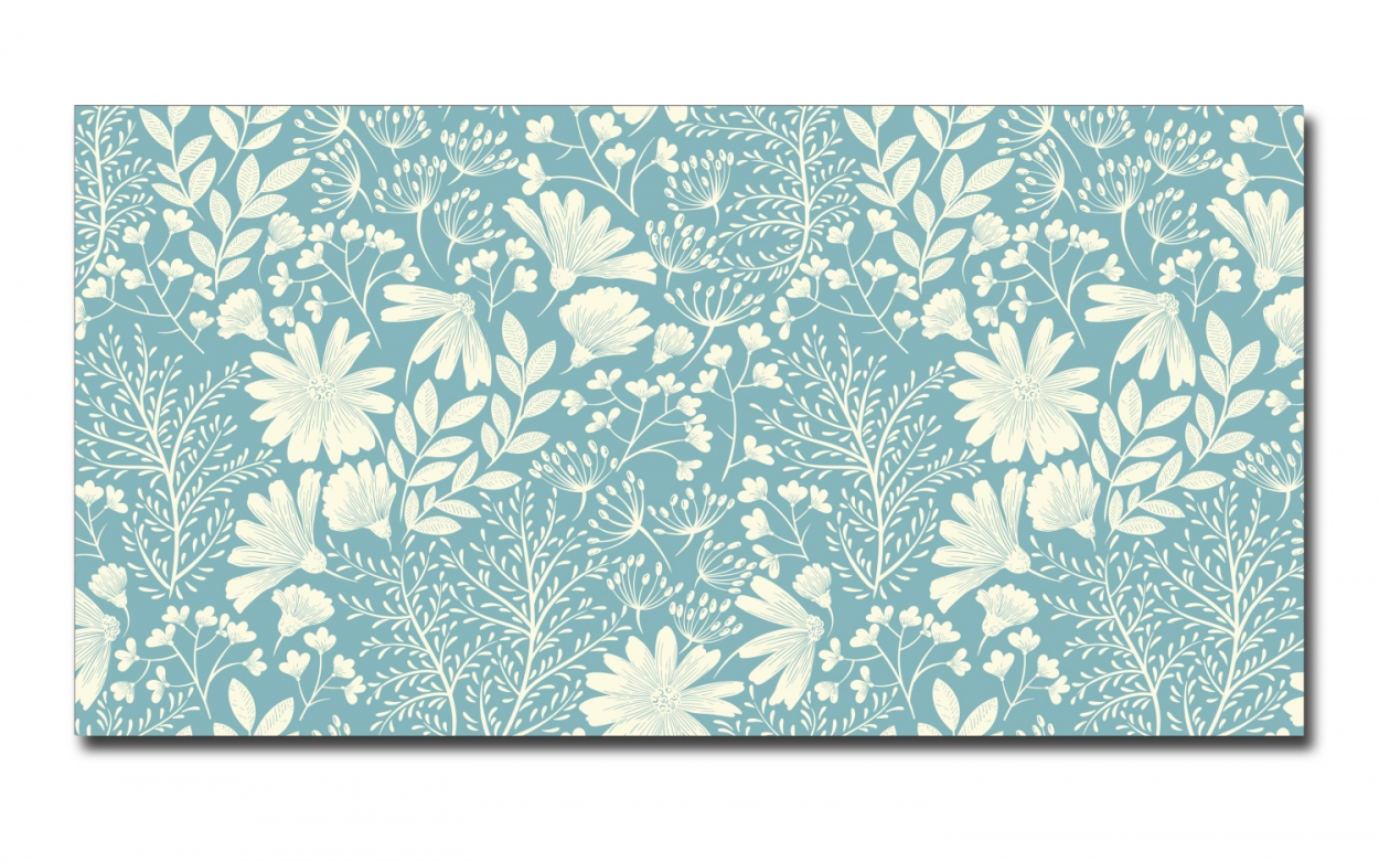 Spritzschutz Küche Hartschaumplatte Victorian Blumen Blau Creme Spritzschutz Küche Hartschaumplatte Victorian Blumen Blau Creme