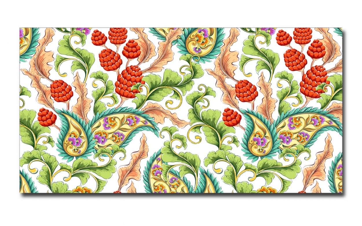 Spritzschutz Küche Paisley Blumen Spritzschutz Küche Paisley Blumen
