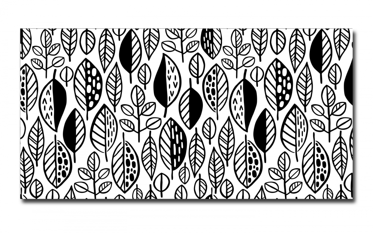Spritzschutz Küche Naturblätter Schwarz Spritzschutz Küche Naturblätter Schwarz