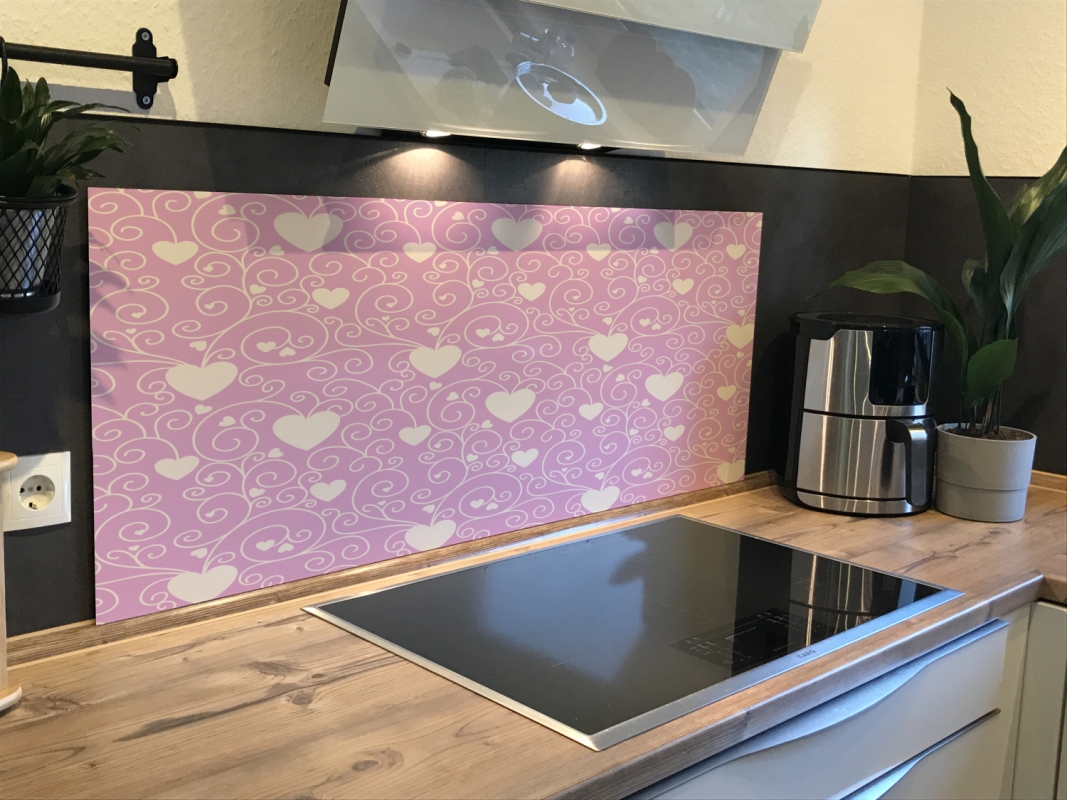 Spritzschutz Küche Herz Doddle Spritzschutz Küche Herz Doddle
