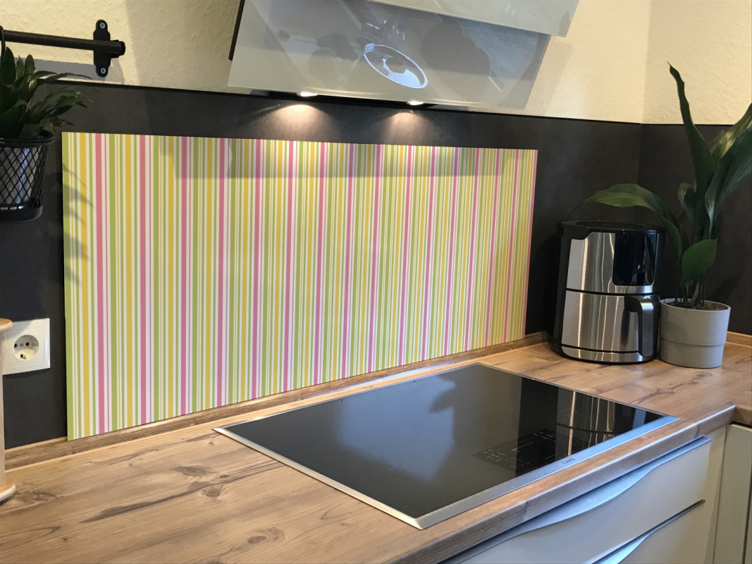 Spritzschutz Küche Aluverbund Pink Gelb Grün Linie Spritzschutz Küche Aluverbund Pink Gelb Grün Linie