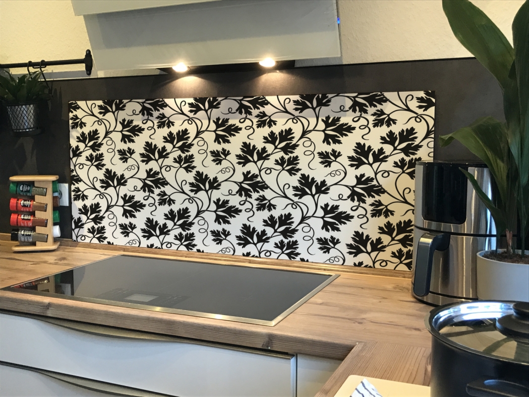 Spritzschutz Küche Acrylglas Petersilie Zeichnung Spritzschutz Küche Acrylglas Petersilie Zeichnung