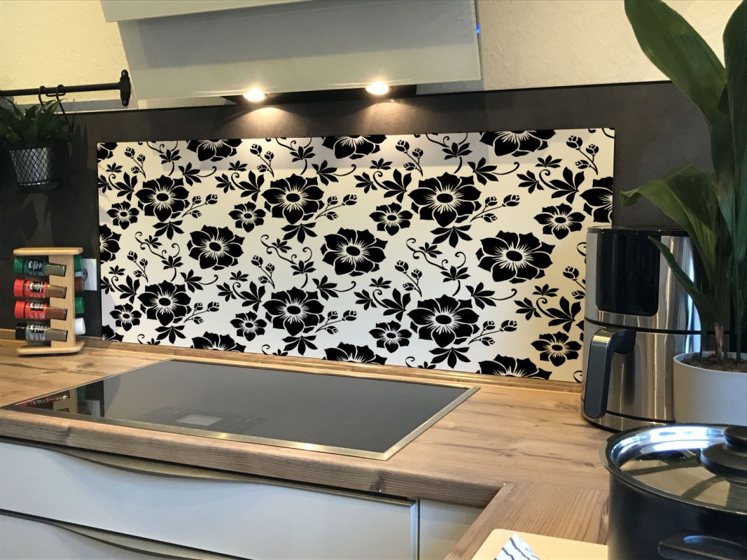 Spritzschutz Küche Acrylglas Dekorativ Floral Spritzschutz Küche Acrylglas Dekorativ Floral