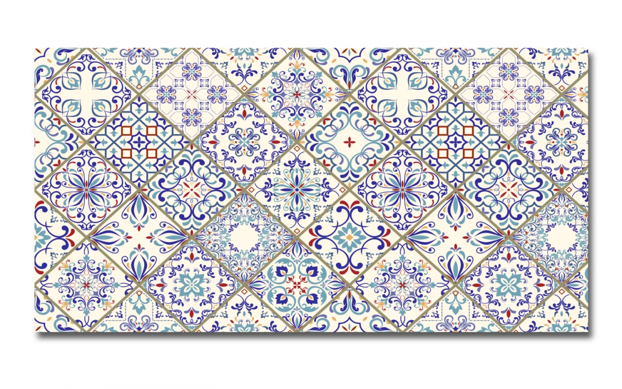 Spritzschutz Küche Acrylglas Orient Patchwork Fliesen Spritzschutz Küche Acrylglas Orient Patchwork Fliesen