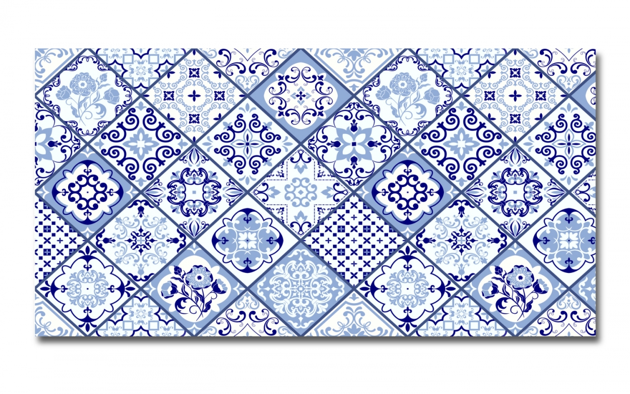 Spritzschutz Küche Aluverbund Blue Patchwork Spritzschutz Küche Aluverbund Blue Patchwork