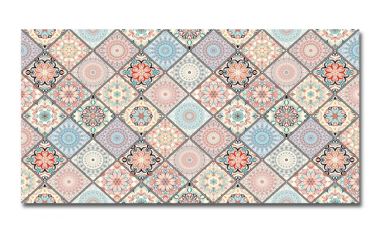 Spritzschutz Küche Boho Patchwork Spritzschutz Küche Boho Patchwork