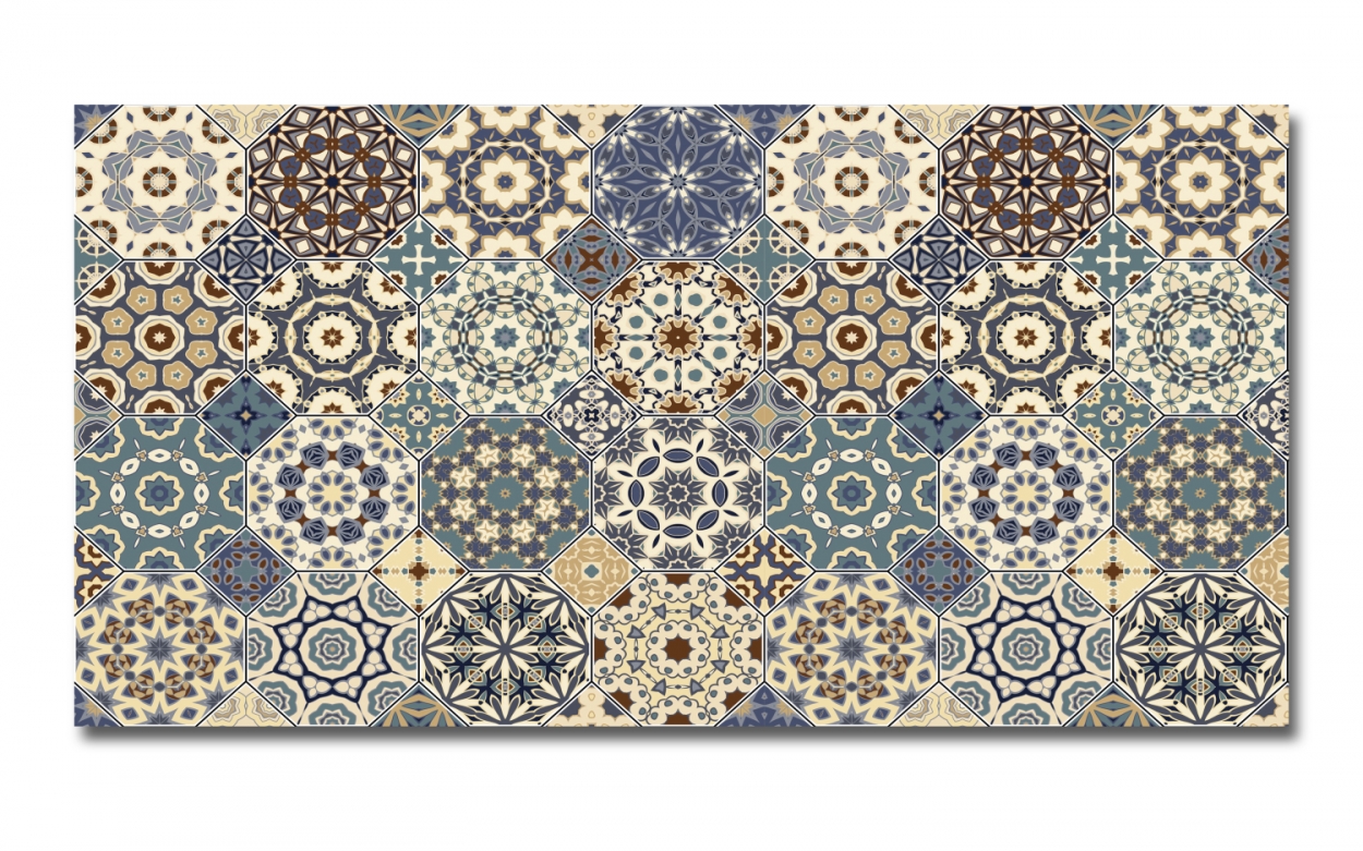 Spritzschutz Küche Ornamentalische Patchwork Spritzschutz Küche Ornamentalische Patchwork