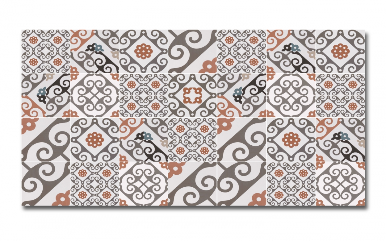 Spritzschutz Küche Acrylglas Zementfliesen Patchwork Spritzschutz Küche Acrylglas Zementfliesen Patchwork