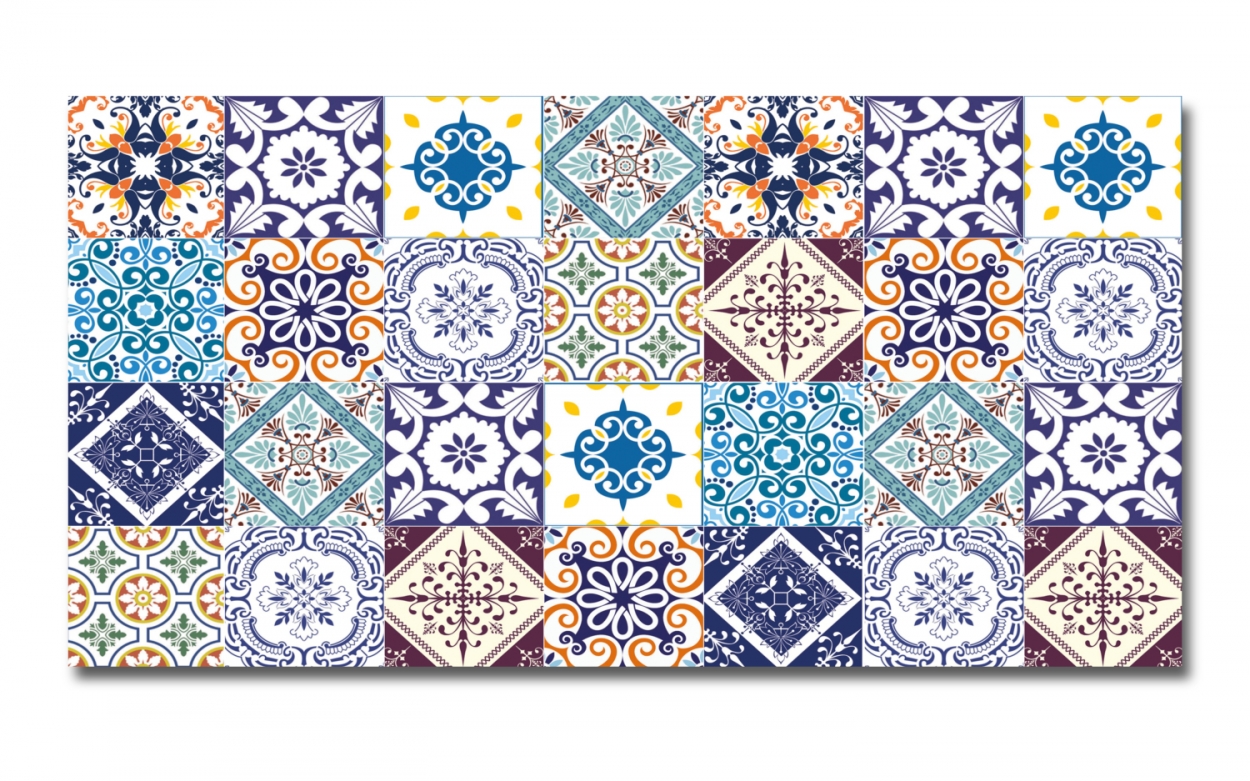 Spritzschutz Küche Aluverbund Spanische Fliesen Patchwork Spritzschutz Küche Aluverbund Spanische Fliesen Patchwork