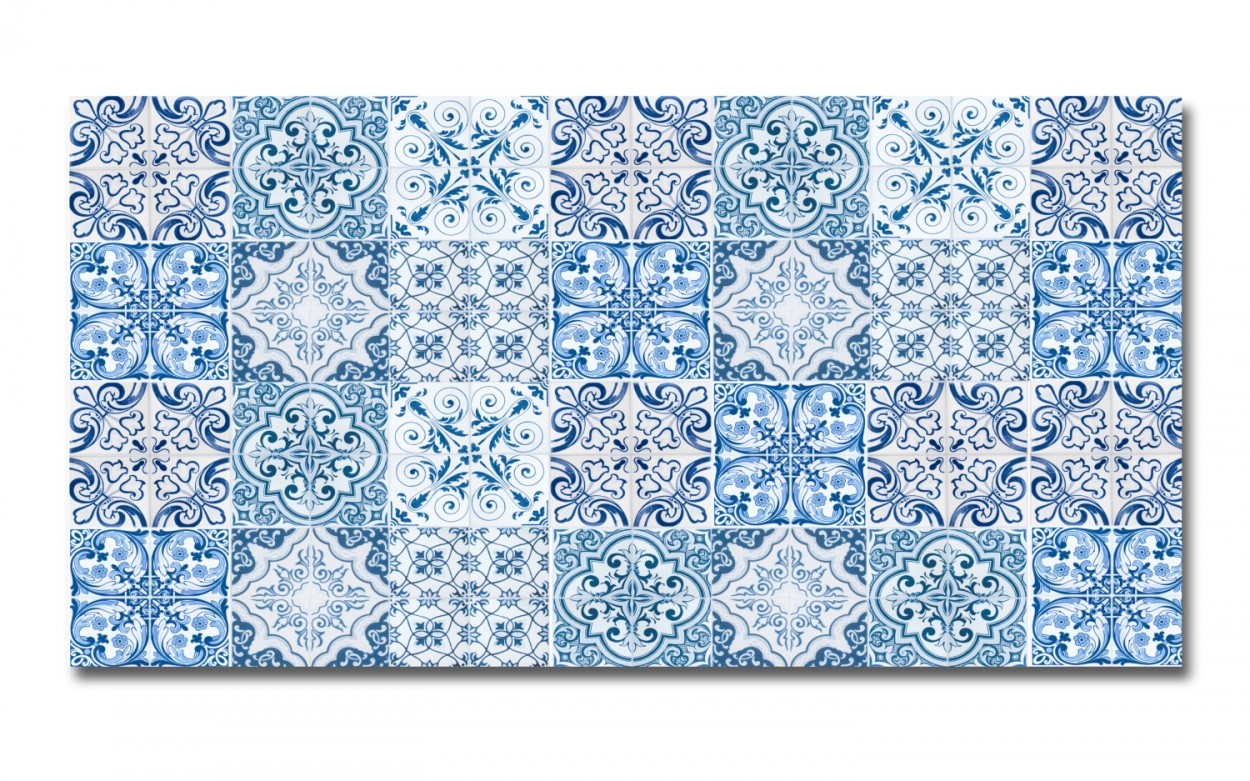 Spritzschutz Küche Griechische Fliesen Patchwork Spritzschutz Küche Griechische Fliesen Patchwork