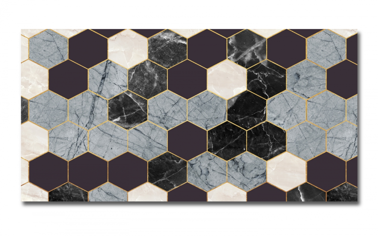 Spritzschutz Küche Acrylglas Hexagon Marmor Spritzschutz Küche Acrylglas Hexagon Marmor