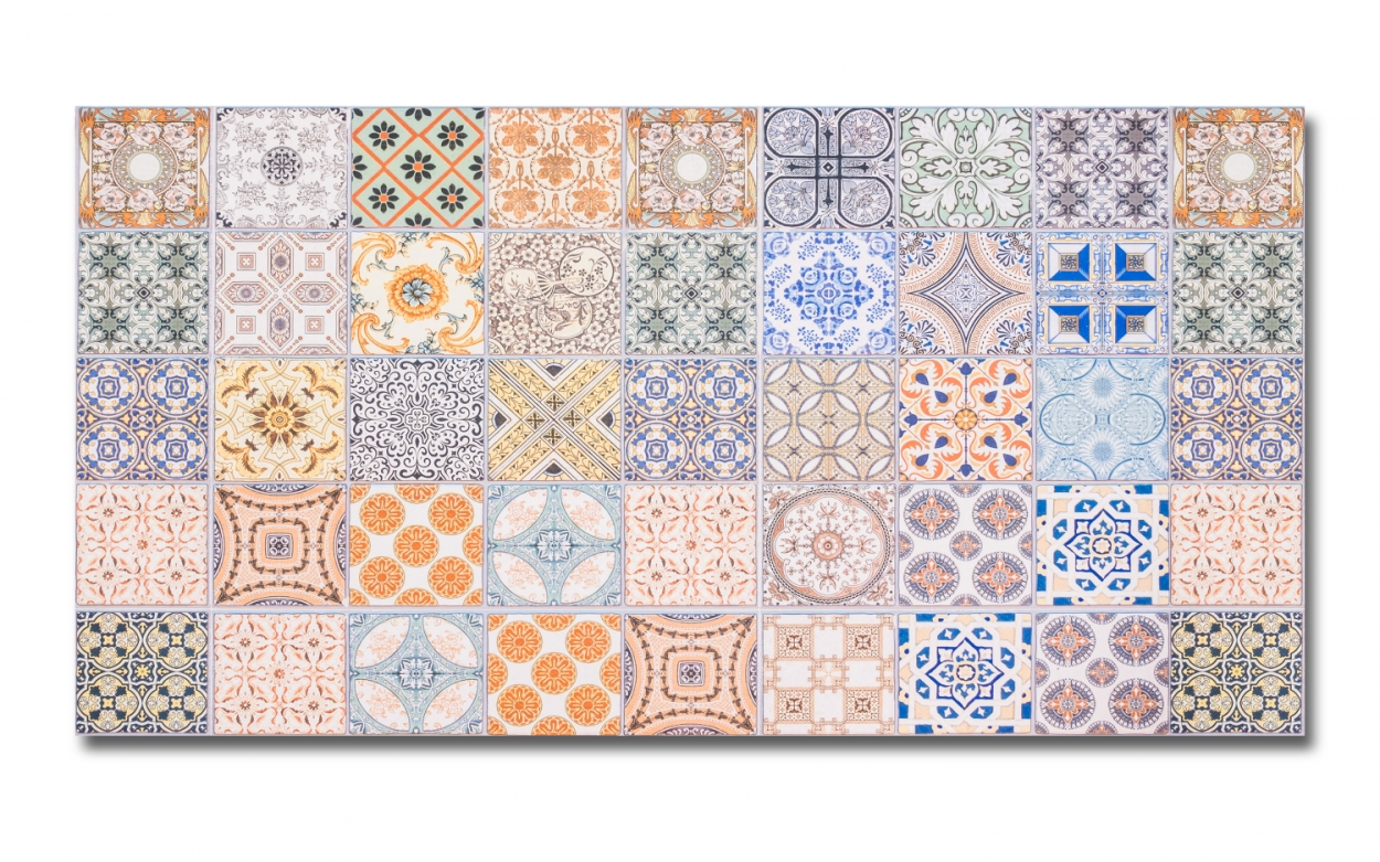 Spritzschutz Küche Orient Fliesen Patchwork Spritzschutz Küche Orient Fliesen Patchwork