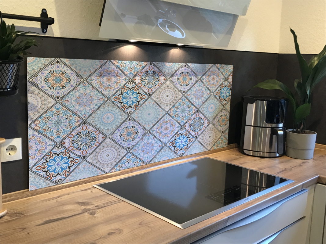 Spritzschutz Küche Acrylglas Orientalische Patchwork Spritzschutz Küche Acrylglas Orientalische Patchwork