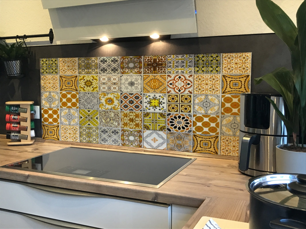 Spritzschutz Küche Acrylglas Casablanca Patchwork Spritzschutz Küche Acrylglas Casablanca Patchwork